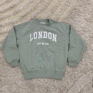 Anine Bing London Teal/Green Sweater Woman’s Sizes Small Medium & Large